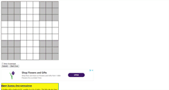 Desktop Screenshot of blank-sudoku.com